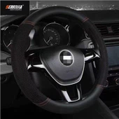 Atmungsaktive, rutschfeste Auto-Lenkradabdeckung