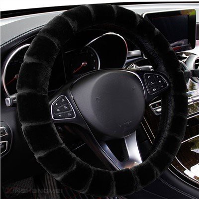 Universal-Plüsch-warme Auto-Lenkradabdeckung