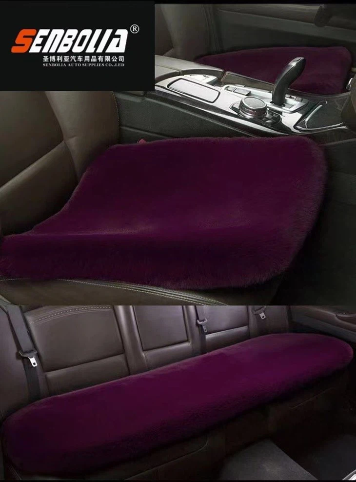 Faux Fur Luxury Design Car Seat Cushions 3 Pcs/set
