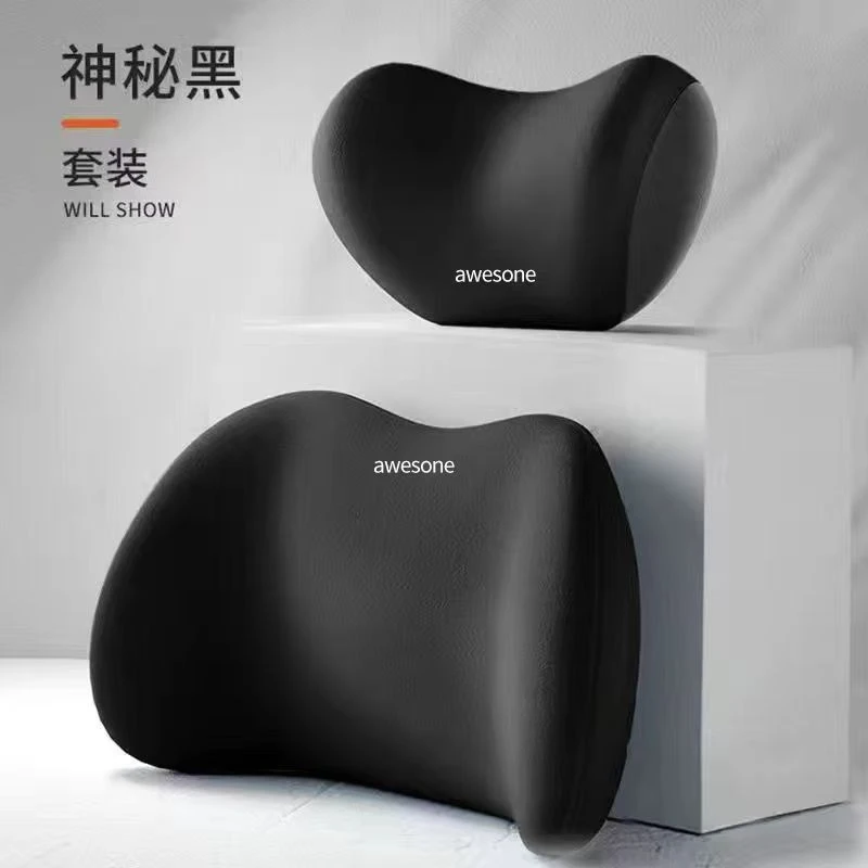 Attractive Car Headrest With Memory Foam For The Backrest Set best Attractive Car Headrest With Memory Foam For The Backrest Set best
